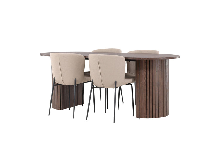 Venture Home Härön Dining Table with Modesto Dining Chair