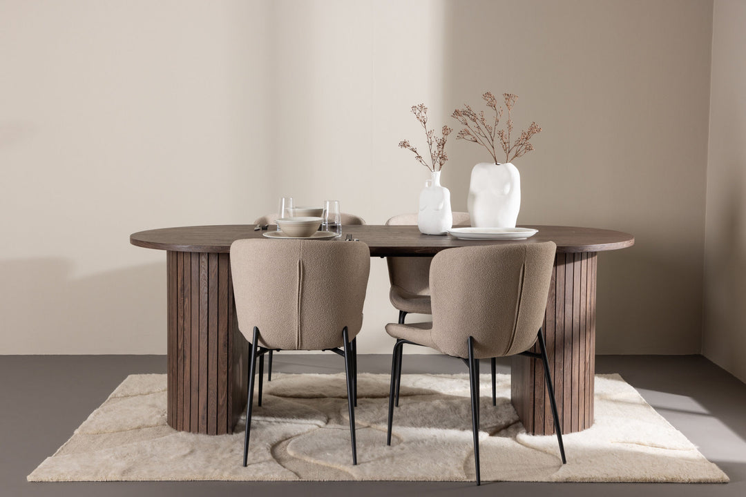 Venture Home Härön Dining Table with Modesto Dining Chair