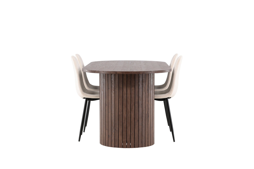Venture Home Härön Dining Table with Polar Dining Chair