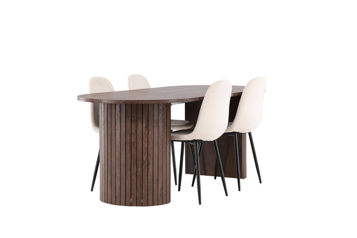 Venture Home Härön Dining Table with Polar Dining Chair