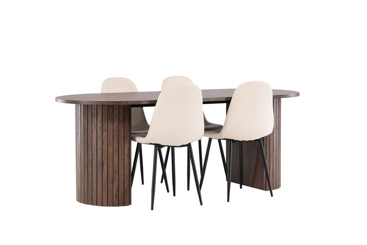 Venture Home Härön Dining Table with Polar Dining Chair