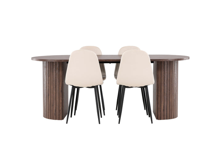 Venture Home Härön Dining Table with Polar Dining Chair