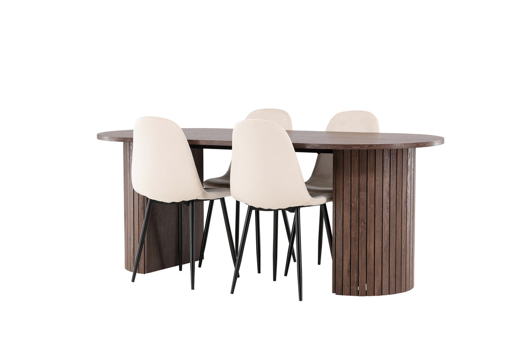 Venture Home Härön Dining Table with Polar Dining Chair