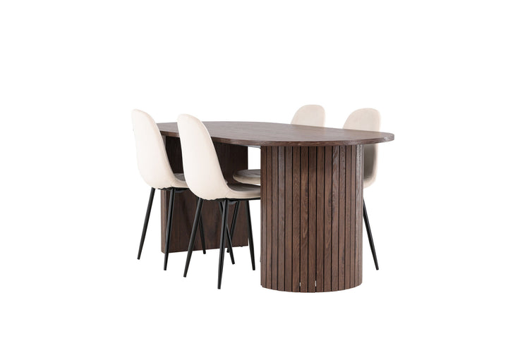 Venture Home Härön Dining Table with Polar Dining Chair
