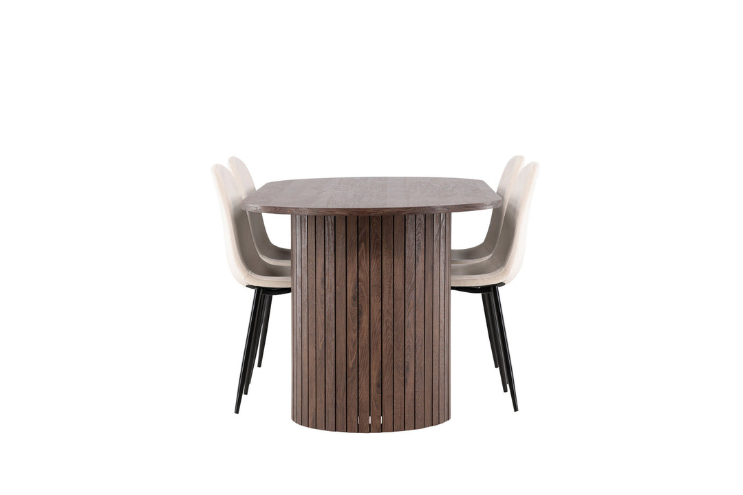 Venture Home Härön Dining Table with Polar Dining Chair