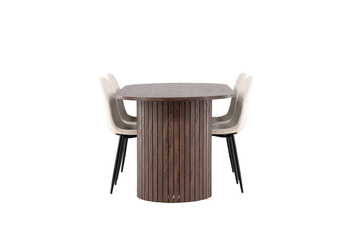 Venture Home Härön Dining Table with Polar Dining Chair