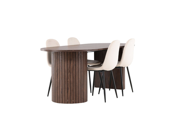 Venture Home Härön Dining Table with Polar Dining Chair