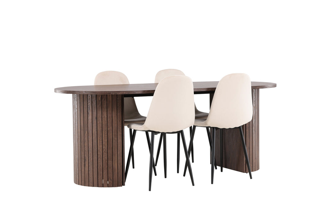 Venture Home Härön Dining Table with Polar Dining Chair