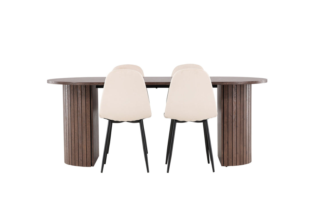Venture Home Härön Dining Table with Polar Dining Chair
