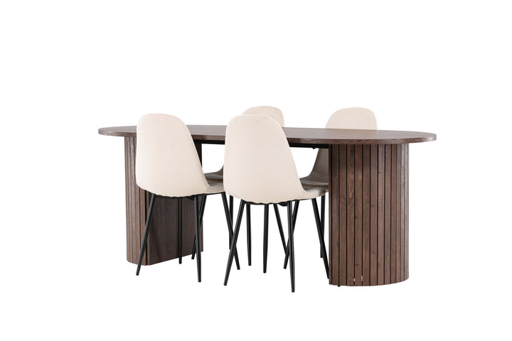 Venture Home Härön Dining Table with Polar Dining Chair