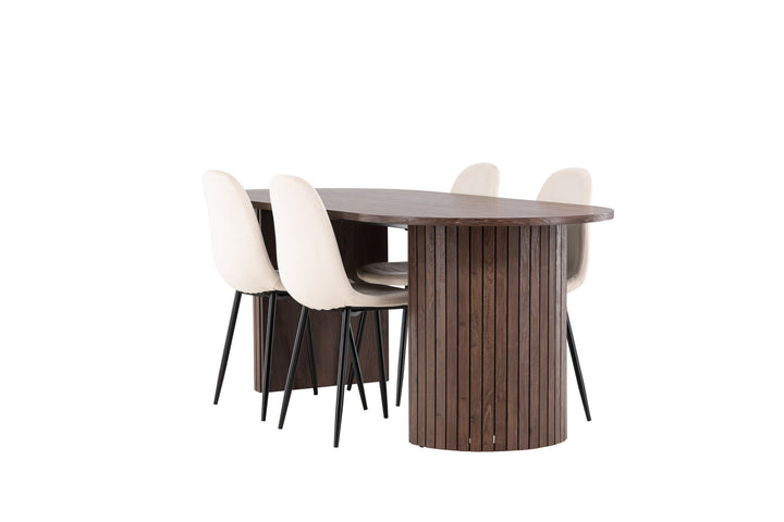 Venture Home Härön Dining Table with Polar Dining Chair
