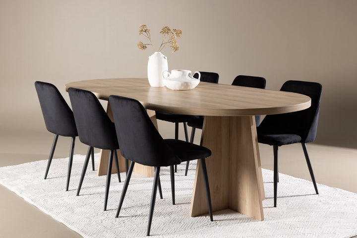 Venture Home Bootcut Dining Table with Night Dining Chair