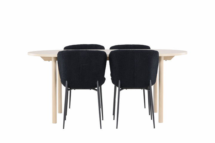 Venture Home Andy Dining Table with Modesto Dining Chair