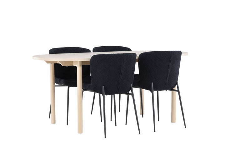 Venture Home Andy Dining Table with Modesto Dining Chair
