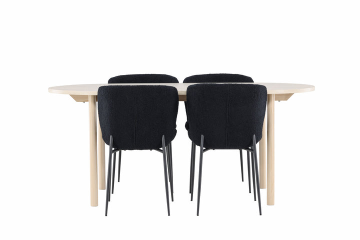 Venture Home Andy Dining Table with Modesto Dining Chair