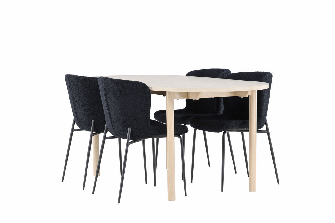Venture Home Andy Dining Table with Modesto Dining Chair