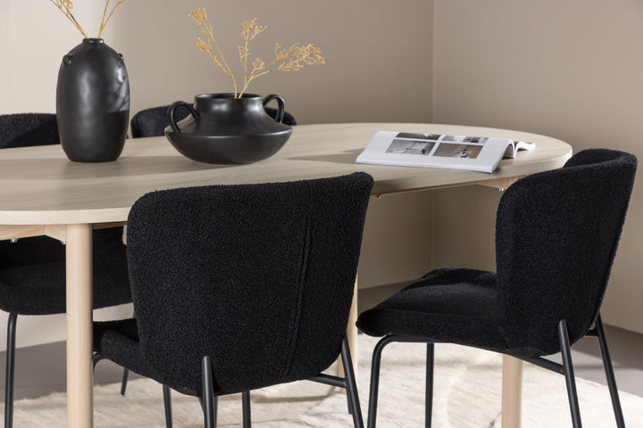 Venture Home Andy Dining Table with Modesto Dining Chair