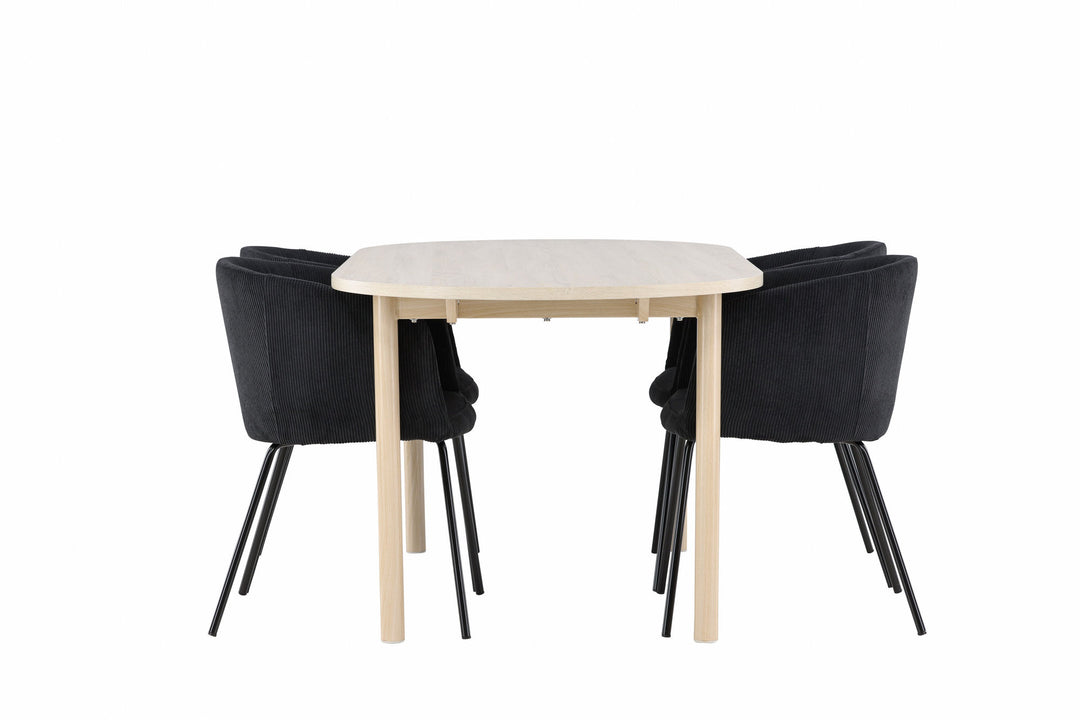 Venture Home Andy Dining Table with Berit Dining Chair