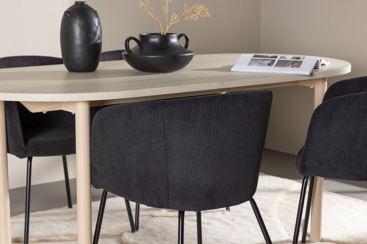 Venture Home Andy Dining Table with Berit Dining Chair