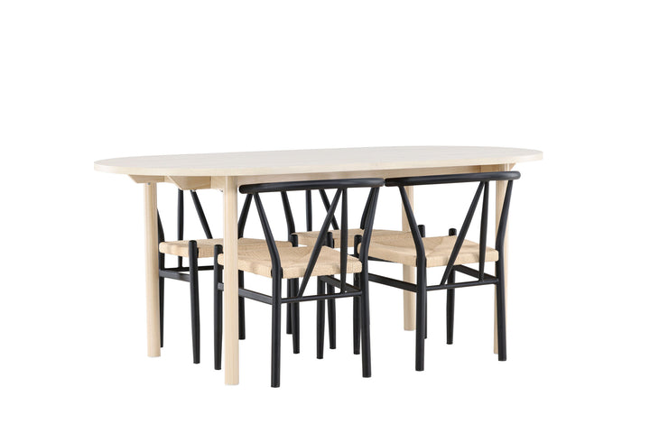 Venture Home Andy Dining Table with Alfons Dining Chair