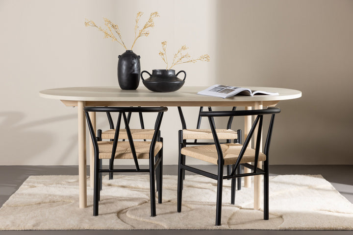 Venture Home Andy Dining Table with Alfons Dining Chair