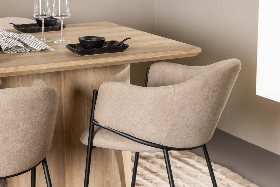 Venture Home Olivia Dining Table with Evelina Dining Chair