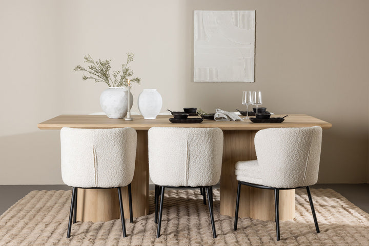 Venture Home Olivia Dining Table with Agnes Dining Chair