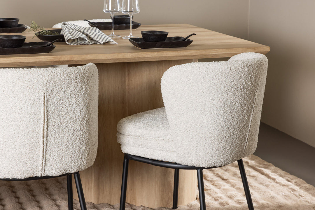 Venture Home Olivia Dining Table with Agnes Dining Chair