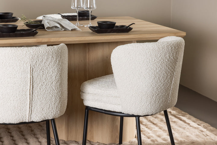 Venture Home Olivia Dining Table with Agnes Dining Chair
