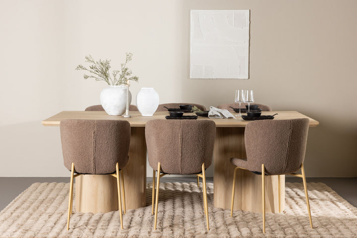 Venture Home Olivia Dining Table with Modesto Dining Chair