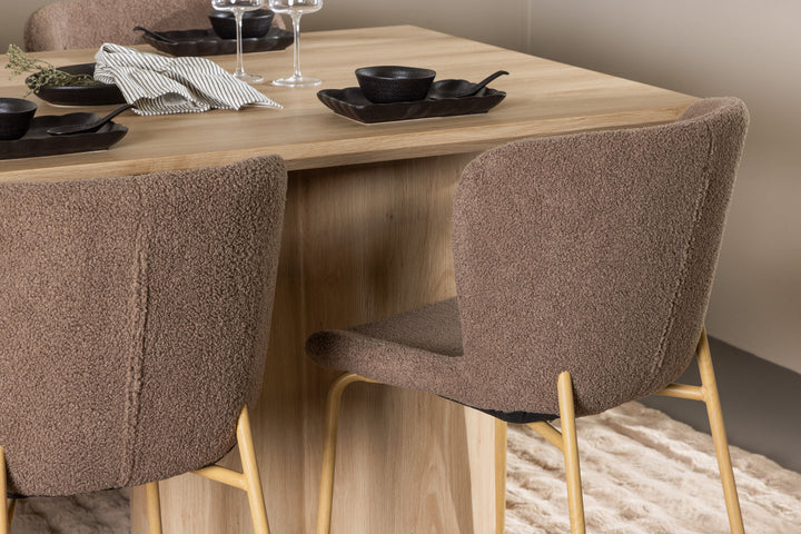 Venture Home Olivia Dining Table with Modesto Dining Chair