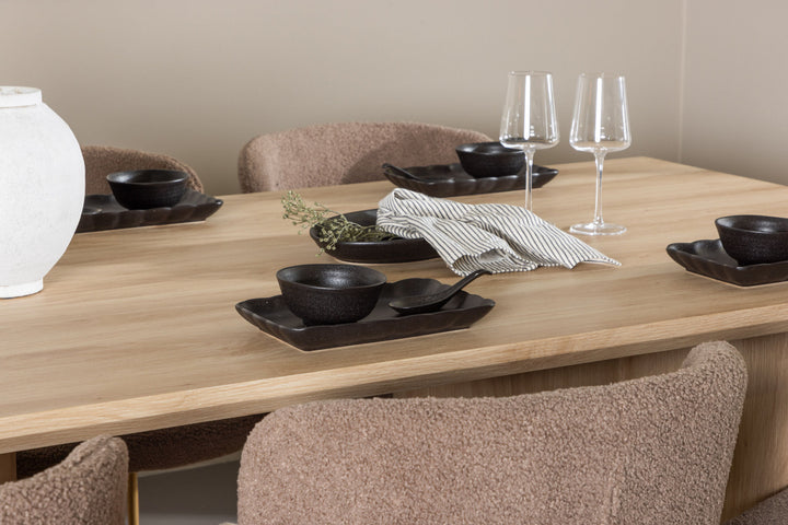 Venture Home Olivia Dining Table with Modesto Dining Chair