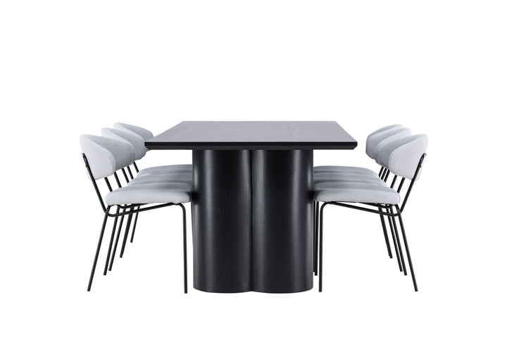 Venture Home Olivia Dining Table with Chico Dining Chair