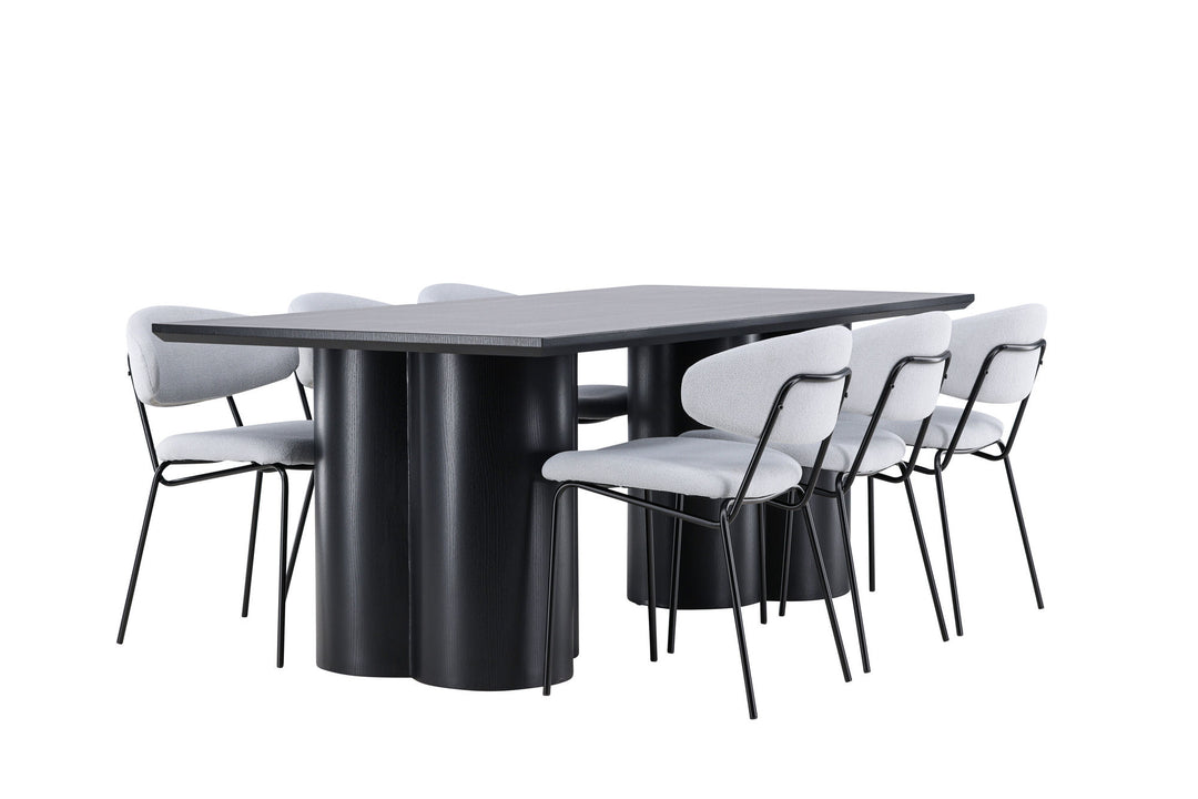 Venture Home Olivia Dining Table with Chico Dining Chair