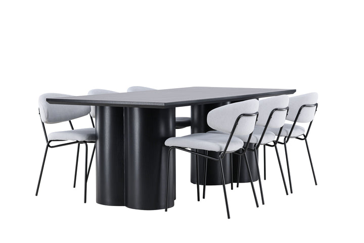 Venture Home Olivia Dining Table with Chico Dining Chair