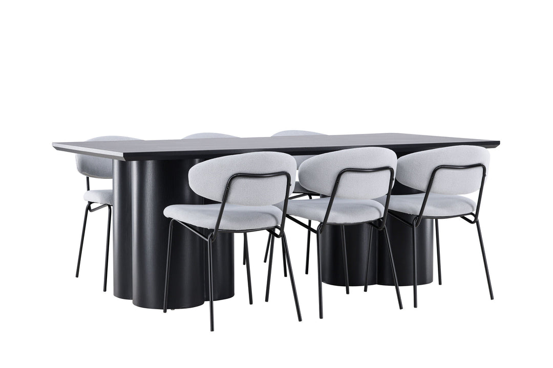 Venture Home Olivia Dining Table with Chico Dining Chair