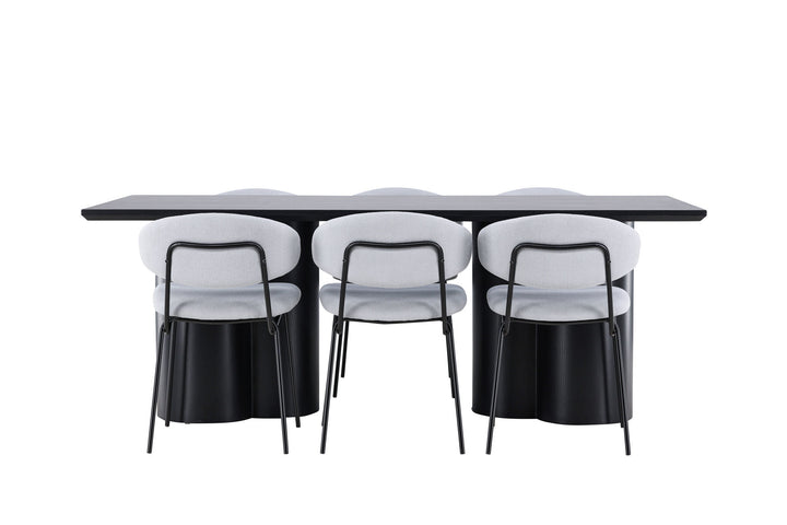 Venture Home Olivia Dining Table with Chico Dining Chair