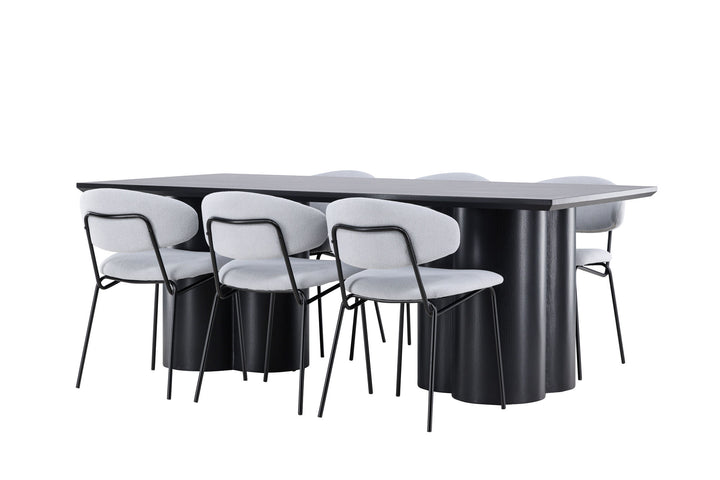 Venture Home Olivia Dining Table with Chico Dining Chair