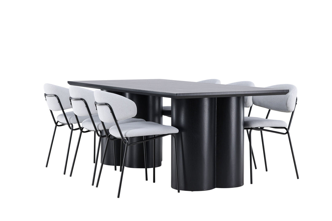 Venture Home Olivia Dining Table with Chico Dining Chair