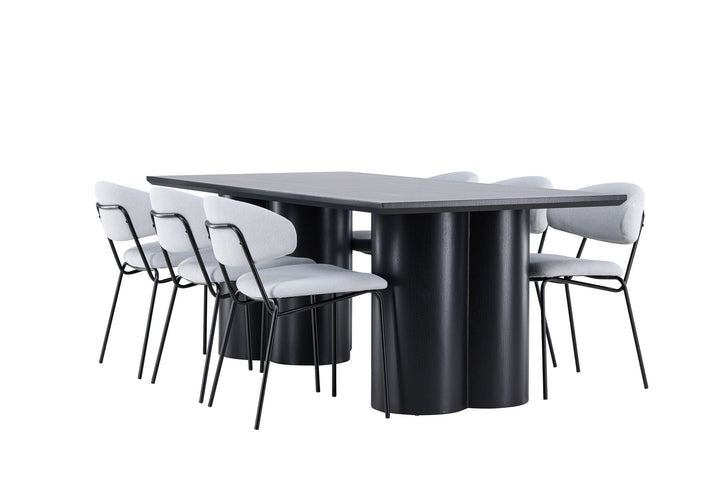 Venture Home Olivia Dining Table with Chico Dining Chair