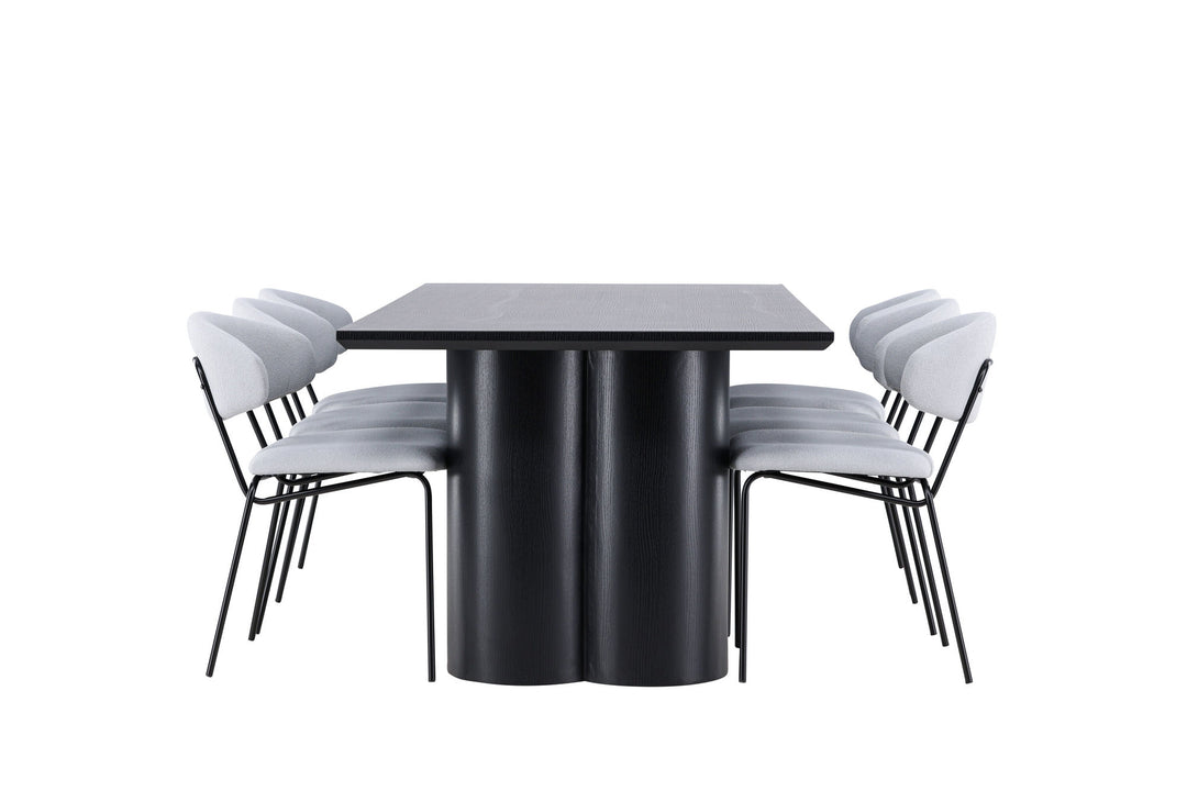 Venture Home Olivia Dining Table with Chico Dining Chair