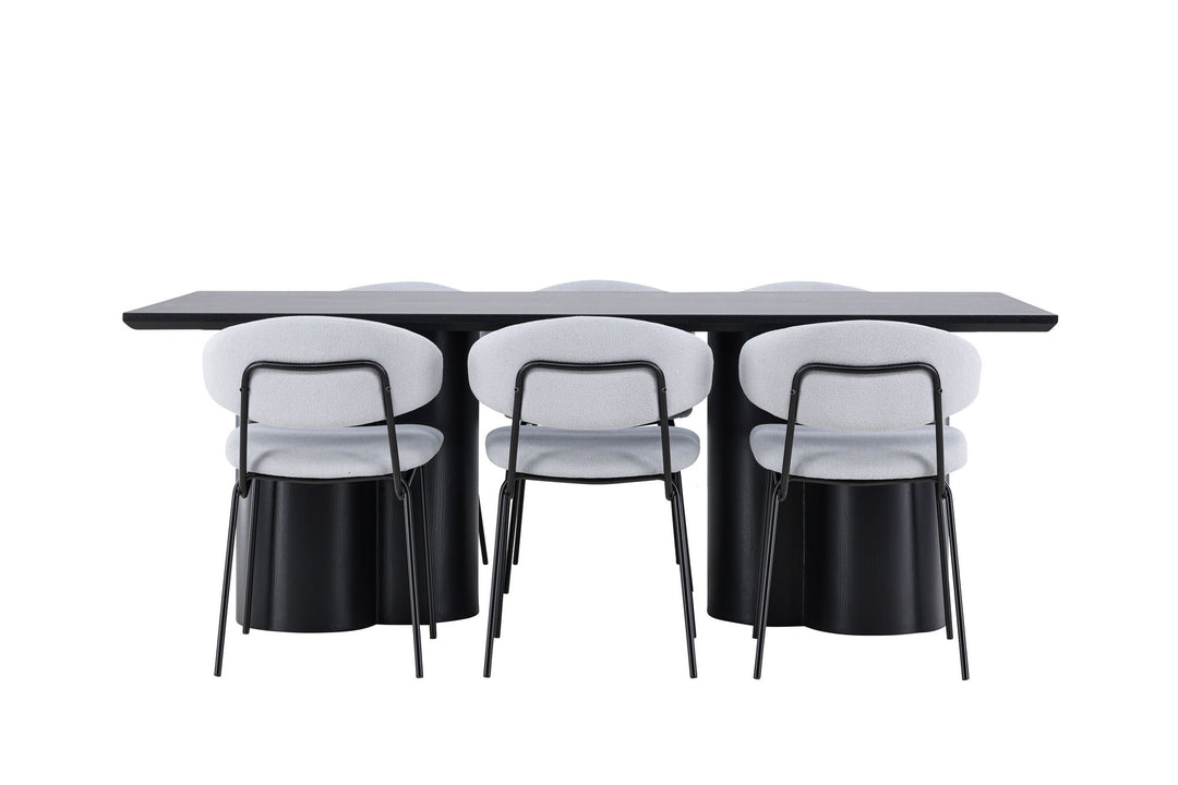 Venture Home Olivia Dining Table with Chico Dining Chair