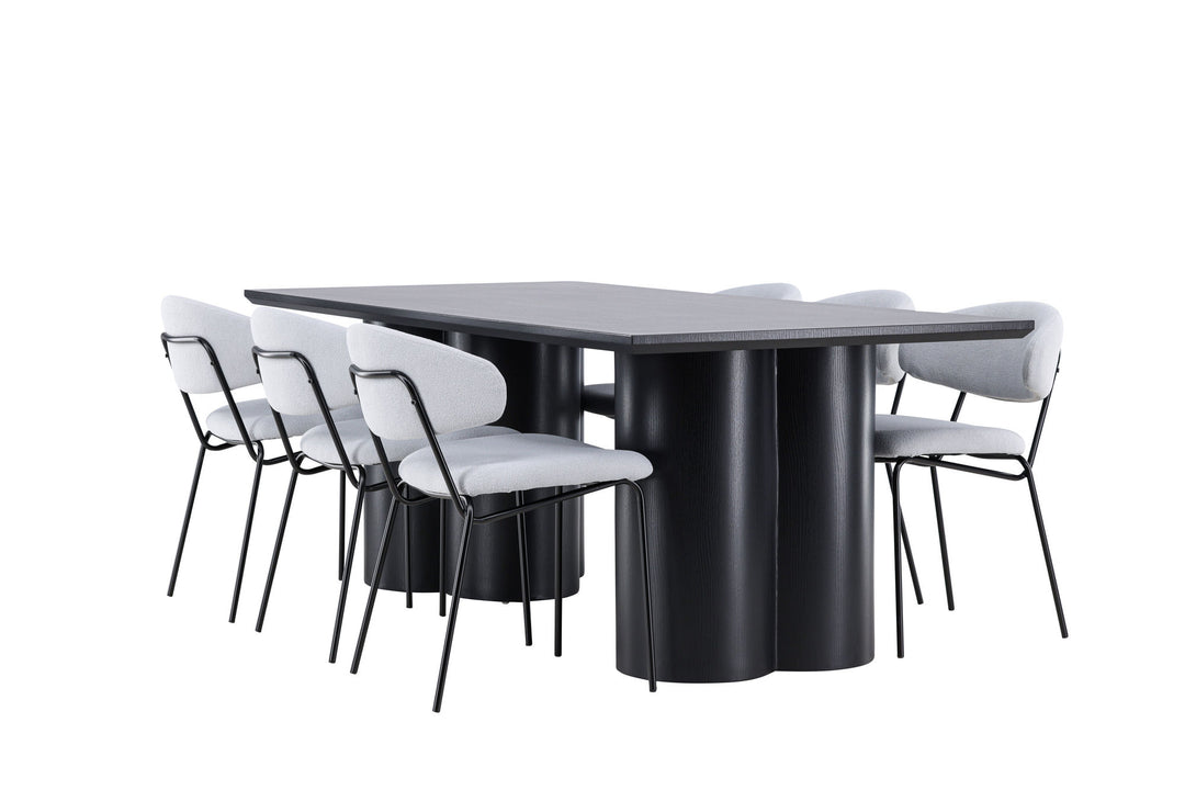 Venture Home Olivia Dining Table with Chico Dining Chair