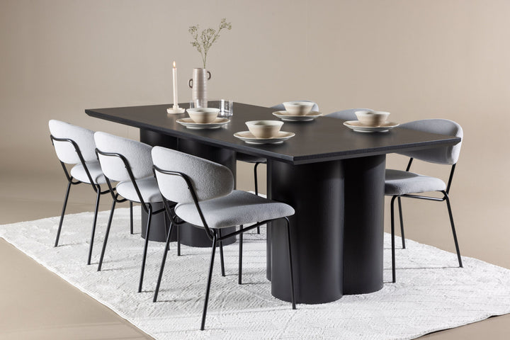 Venture Home Olivia Dining Table with Chico Dining Chair