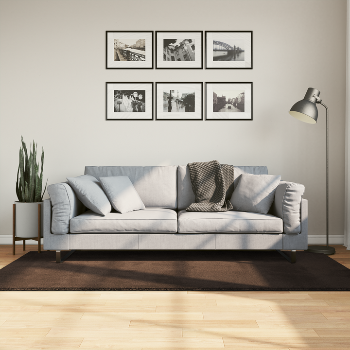 Medium luv blød og vaskbar tæppe HUARTE Brun 200 x 100 cm