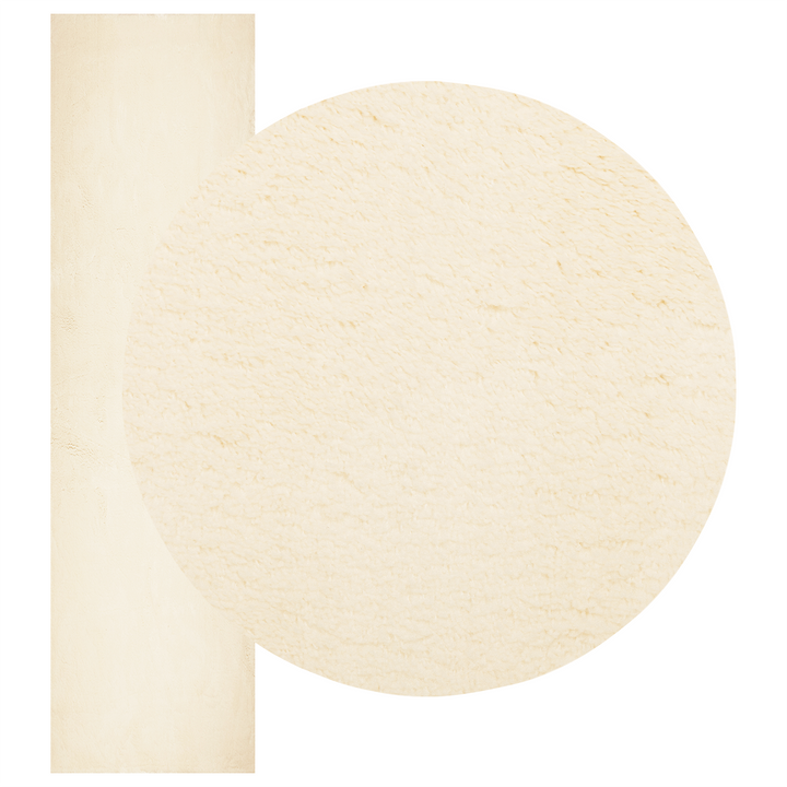 Medium luv blød og vaskbar tæppe HUARTE Creme 80 x 400 cm