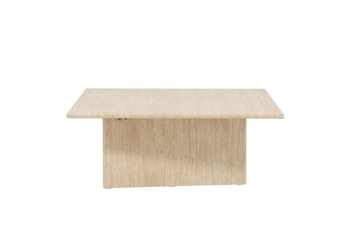 Vind Skagen Sofa Table 100x120 - Travertine look / FSC 100%