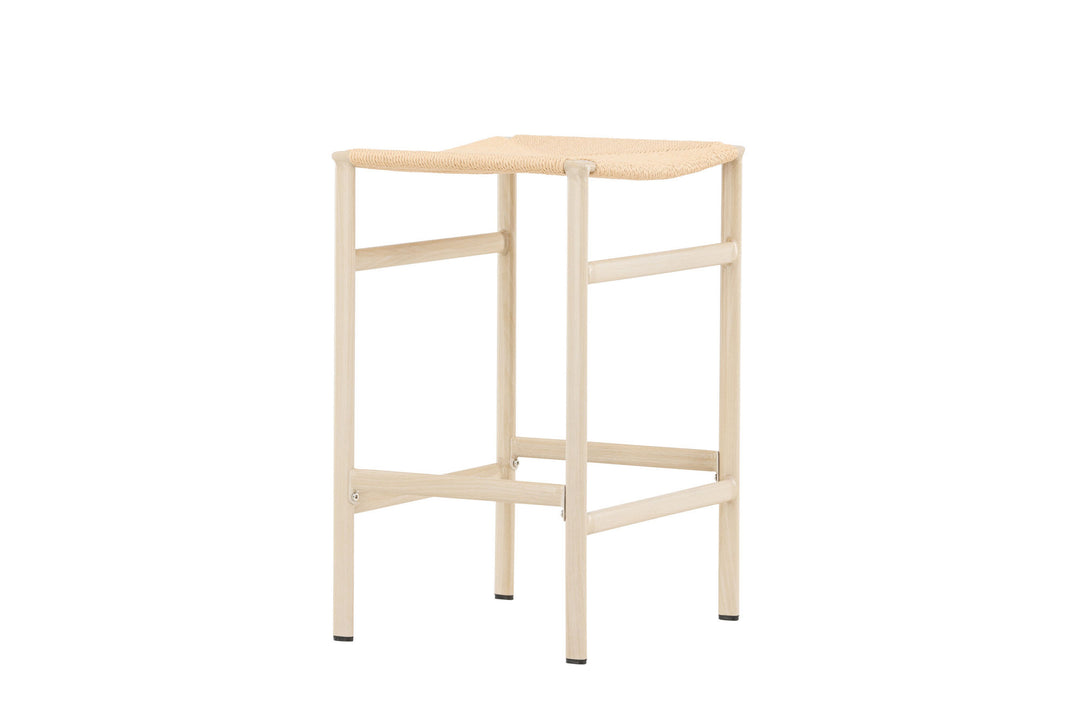 Venture Home Polly Bar Chair 2-pack - Whitewash / Beige Nature rope