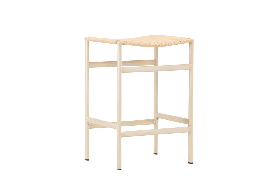 Venture Home Polly Bar Chair 2-pack - Whitewash / Beige Nature rope