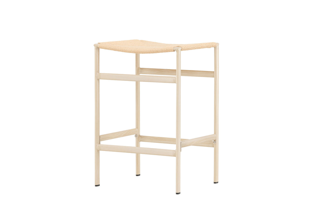 Venture Home Polly Bar Chair 2-pack - Whitewash / Beige Nature rope